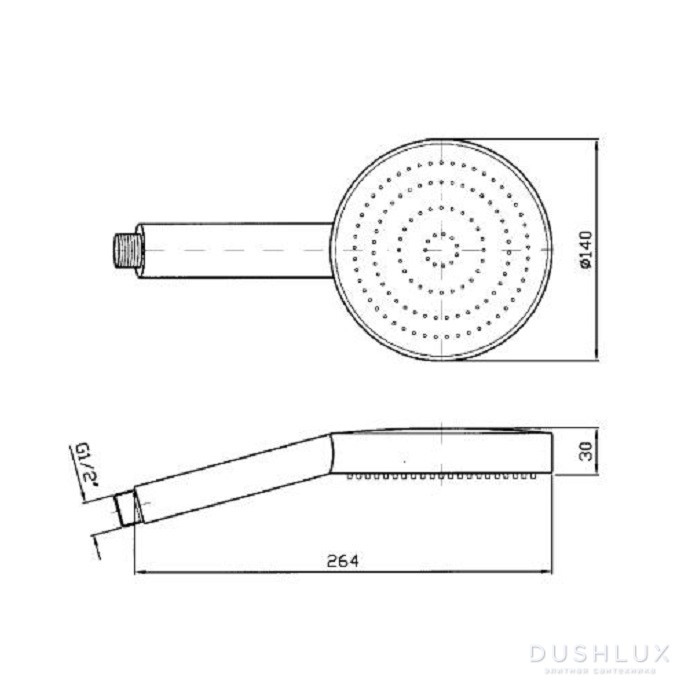 Zucchetti ручной душ, simply beautiful, хром арт. z94179