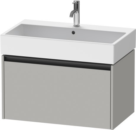 Duravit тумба подвесная под раковину 460 мм х 784 мм х 440 мм, ketho.2, k25077007070000 цвет: бетонно-серый матовый