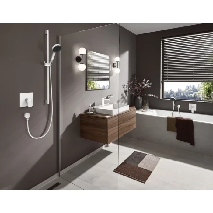 Hansgrohe смеситель для раковины без донного клапана, Vivenis, белый арт. 75022700