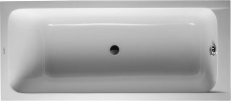 Duravit акриловая встраиваемая ванна 1700 х 750, d-code, 700099000000000 цвет: белый