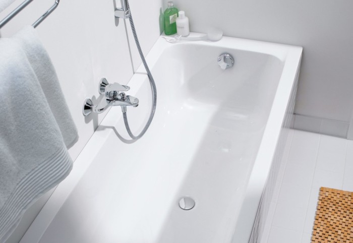 Duravit акриловая встраиваемая ванна 1700 х 750, d-code, 700099000000000 цвет: белый