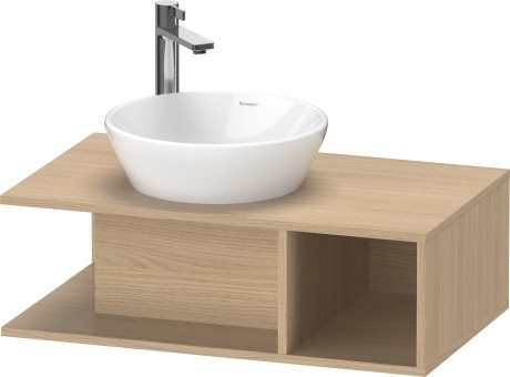 Duravit тумба подвесная под раковину 800 мм х 480 мм, d-neo, de491803030 цвет: натуральный дуб