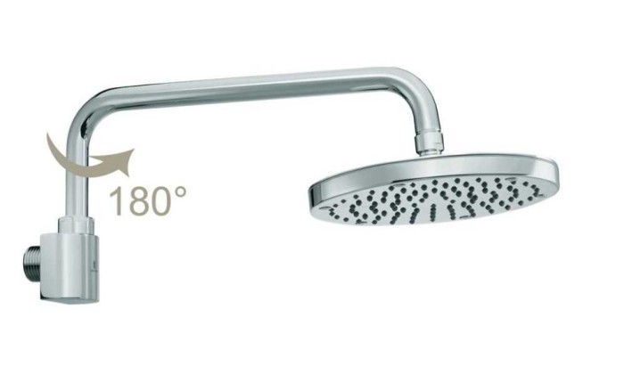Bossini верхний душ с поворотным кронштейном, oki, хром арт. h55405.030