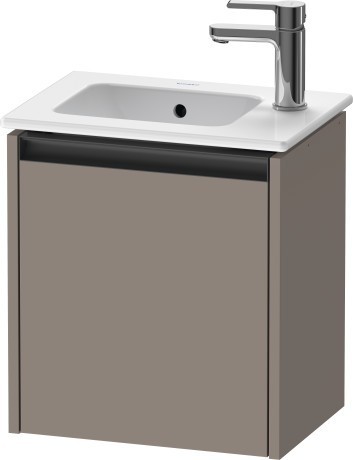 Duravit тумба подвесная под раковину 292 мм х 410 мм х 440 мм, с 1 дверцей, ketho.2, k25060l43430000 цвет: базальт матовый