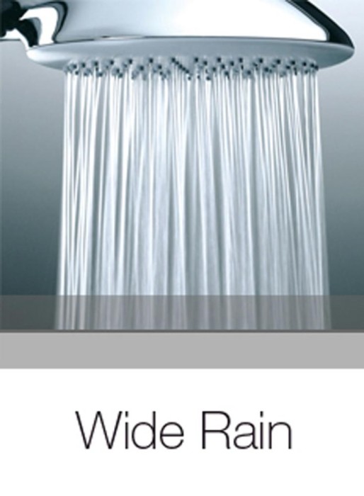 Bossini лейка для душа 1 режим, ocean, хром арт. b00104.030