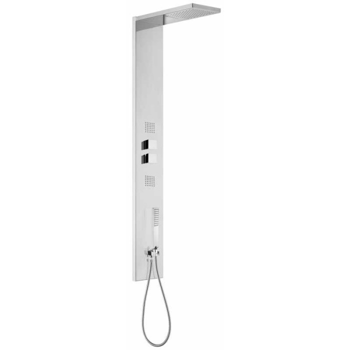 Bossini душевая панель panel 4 termostatico, manhattan, хром арт. l00897.030