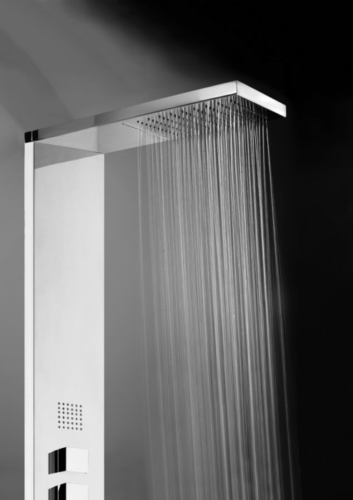 Bossini душевая панель panel 4 termostatico, manhattan, хром арт. l00897.030