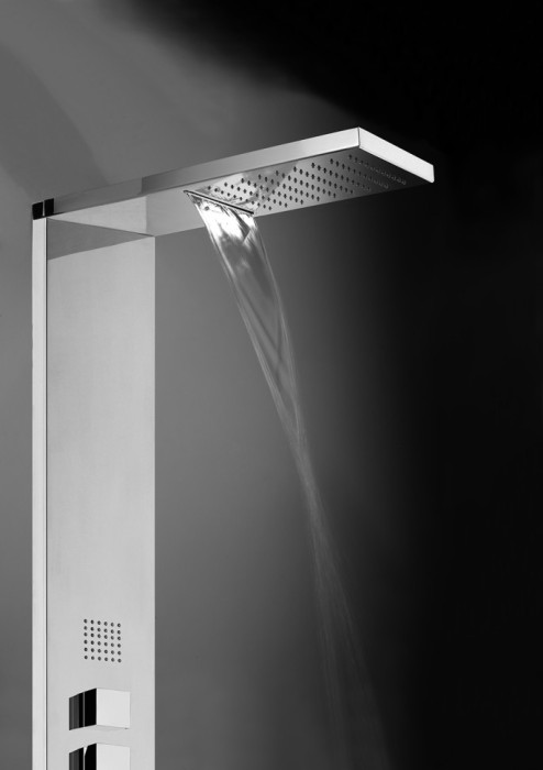 Bossini душевая панель panel 4 termostatico, manhattan, хром арт. l00897.030