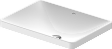 Duravit раковина встраиваемая сверху 600 мм х 440 мм, без перелива, d-neo, 0358600079 цвет: белый