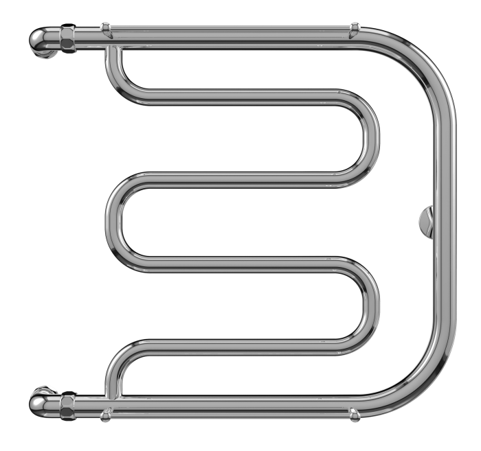 Terminus водяной полотенцесушитель фокстрот бш 500х500, эконом арт. 4620768881039
