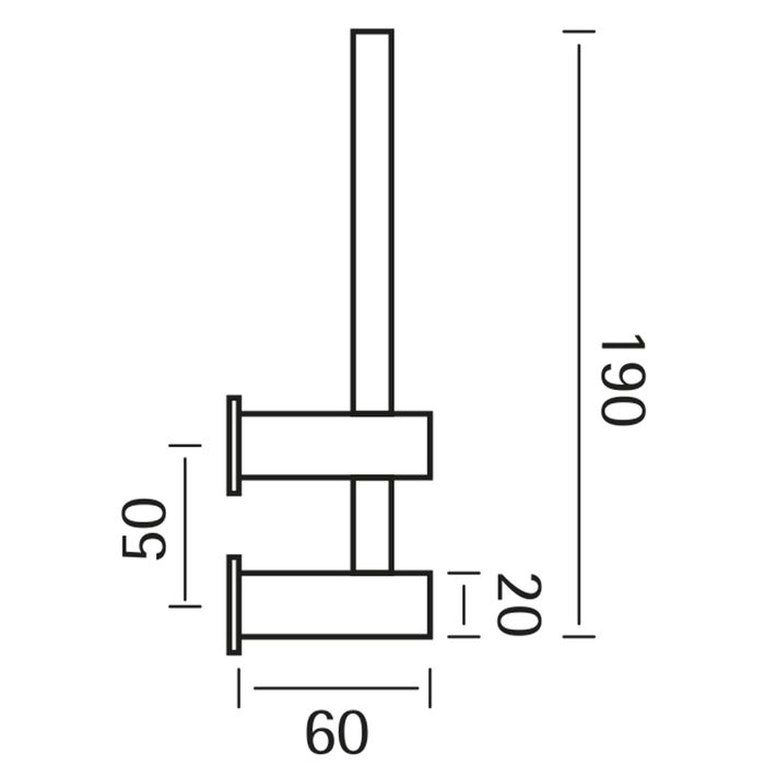 Cisal держатель для туалетной бумаги, подвесной xi090410d1 xion, цвет: нержавеющая сталь