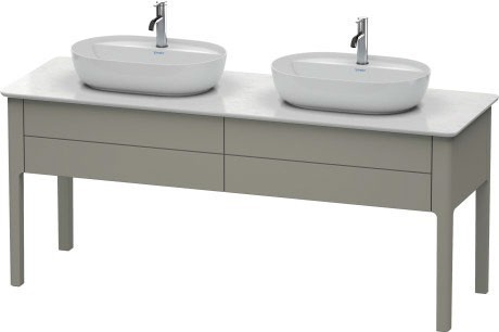 Duravit тумба напольная под столешницу, luv, lu9562b9292 цвет: каменно-серый