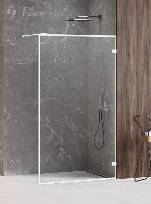 Душевое ограждение 100x200, New trendy Avexa white, белый арт. EXK-2995