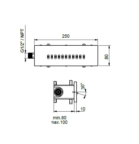 Almar излив для ванны waterfalls, арт. e044245.mb