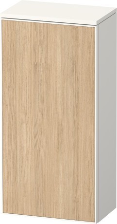 Duravit средний шкаф петли слева 240 мм х 400 мм х 819 мм, zencha, ze1350l30840000 цвет: натуральный дуб/белый суперматовый