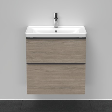 Duravit тумба подвесная под раковину 634 мм х 452 мм, d-neo, de435403535 цвет: дуб терра