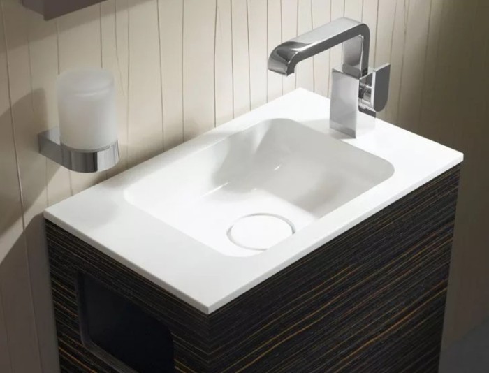 Keuco раковина из минерального литья с отверстием под смеситель альпийский, edition 300, белый альпийский арт. 30560 310000