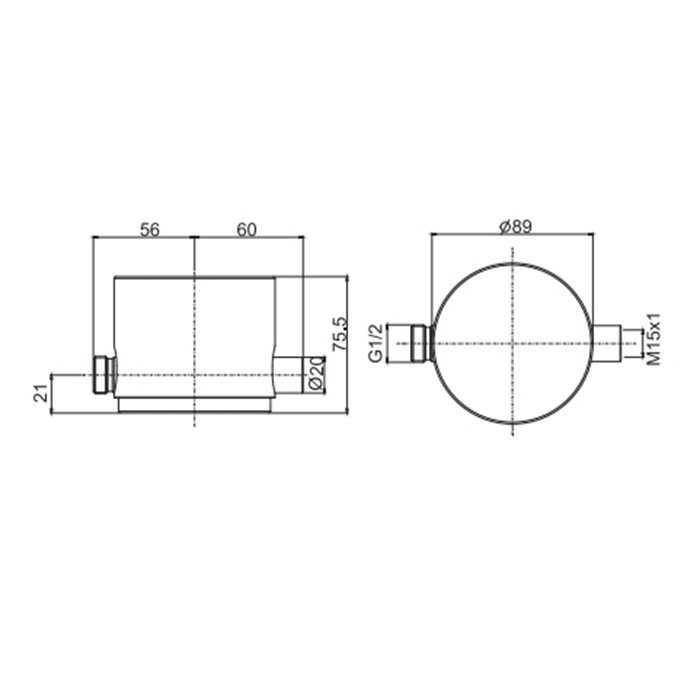 Fima Carlo Frattini кнопка-педаль ножная для открытия/закрытия потока outdoor, нержавеющая сталь арт. f6702inox