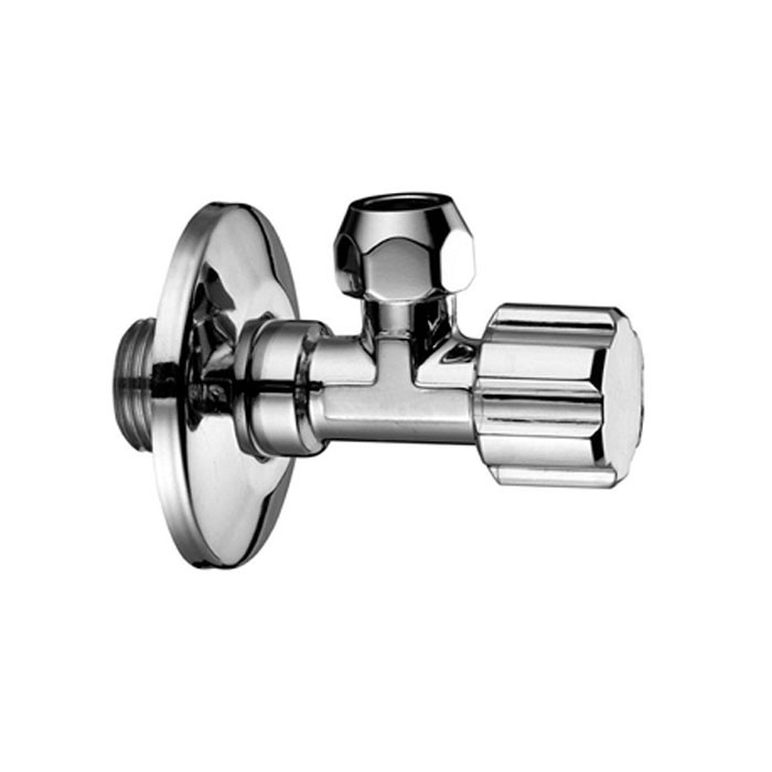Fima Carlo Frattini запорный вентиль, 1/2" x 3/8", с фильтром, регулировкой и выводом диаметр 3/8" d 10 sottolavabo, хром арт. f205cr1/2