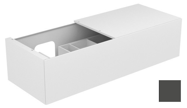 Keuco тумба подвесная под раковину слева с одним выдвижным фронтом, edition 11, антрацит арт. 31165 390000