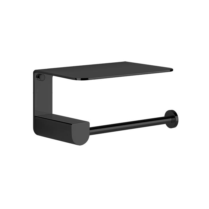 Gessi Держатель туалетной бумаги с крышкой, подвесной, Rilievo, 59449#299 цвет: nero xl